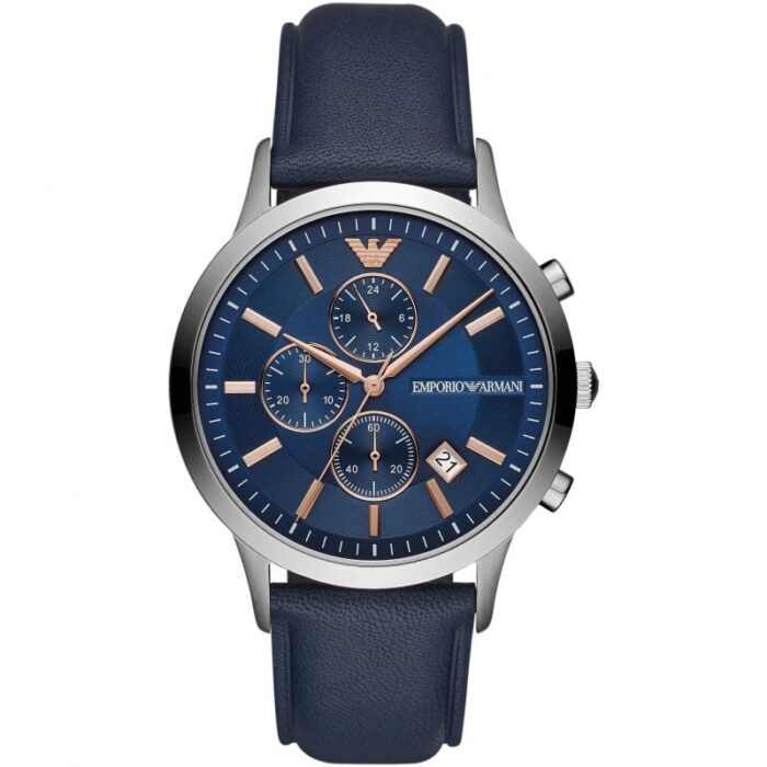 Emporio Armani Ladies' Rose Gold Crystal Dial Stainless Steel Watch - AR11244 - Image 2